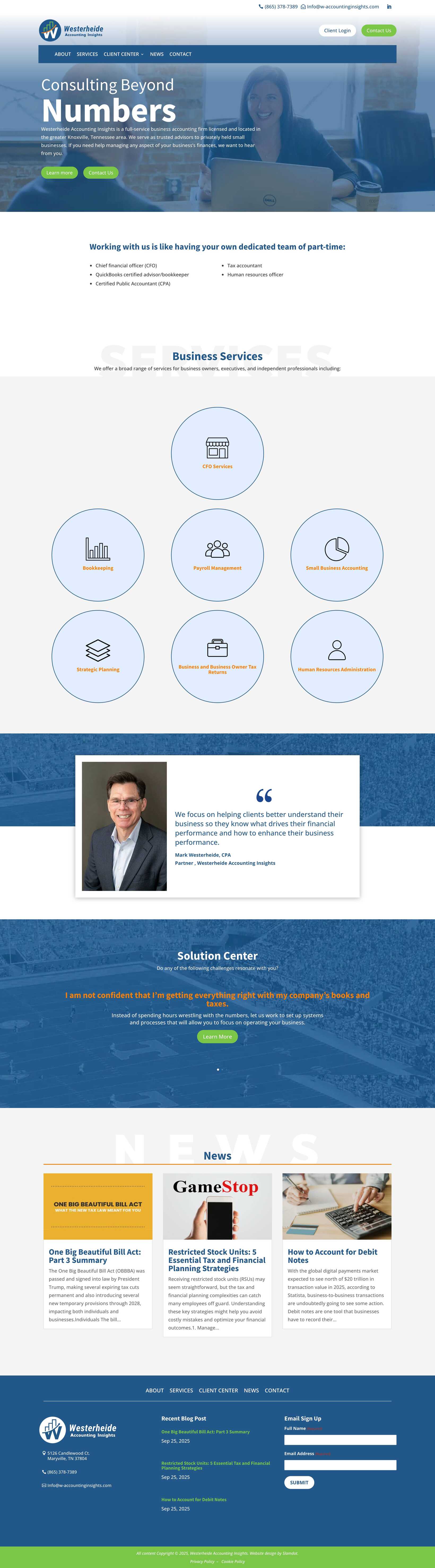 Westerheide Accounting Insights